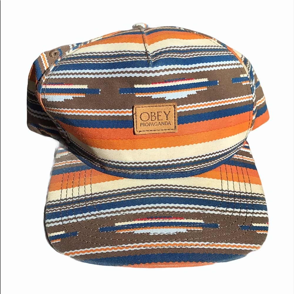 OBEY PROPAGANDA HAT AZTEC